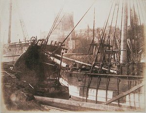 Limandaki Yelkenli Gemiler, c.1845 (kalotip negatiften tuzlu kağıt baskısı)