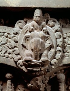 Khmer Art: “” Airavana ve Marut
