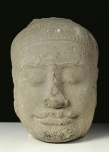 Kapalı gözlerle Buda kafası, Angkor by Cambodian School