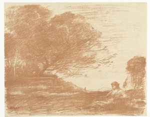 Landschap Sapho'daki Sappho