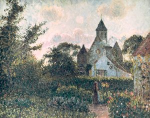 Knocke Kilisesi, 1894 by Camille Jacob Pissarro