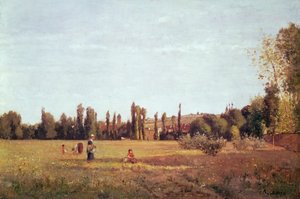 La Varenne de St. Hilaire, 1863 by Camille Jacob Pissarro