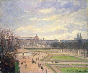 Tuileries Bahçesi. Camille Pissaro
