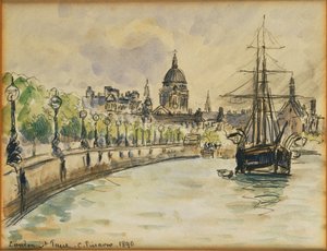 Londra, St. Paul Katedrali, 1890 by Camille Jacob Pissarro