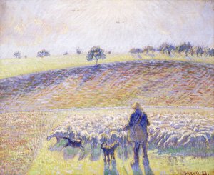 Koyunlu Çoban, 1888 by Camille Jacob Pissarro