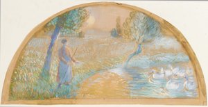 Kaz Kız, 1890 by Camille Jacob Pissarro
