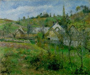 Valhermeil, Pontoise yakınlarında, 1880 by Camille Jacob Pissarro