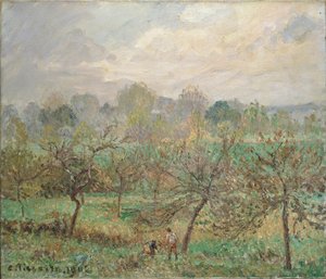 Sonbahar, Sabah Sisi, Éragny-sur-Epte, 1902 by Camille Pissarro