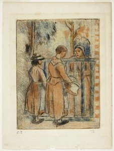 Dilenci Kadınlar by Camille Pissarro