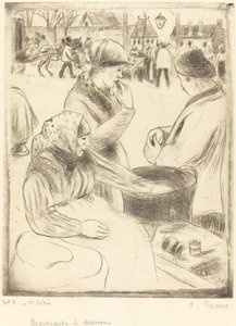 Kestane Satıcıları Kestane Satıcıları, 1878. by Camille Pissarro