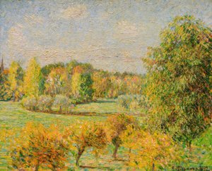 Sonbahar etkisi, ceviz, Eragny by Camille Pissarro