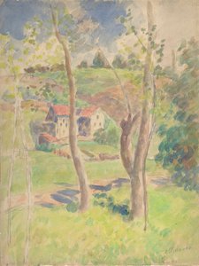 Manzara, 19. yüzyılın ikinci yarısı. by Camille Pissarro