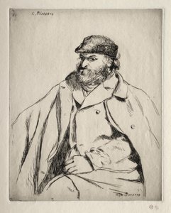 Paul Cezanne by Camille Pissarro