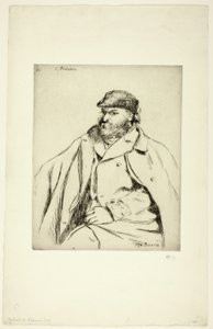 Paul Cezanne by Camille Pissarro