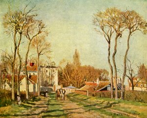 Bir Köyün Girişi, 1872, 1939. by Camille Jacob Pissarro