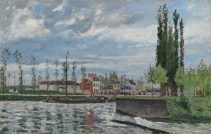 Pontoise'daki Kilit by Camille Pissarro
