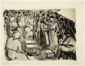 Market by Camille Pissarro