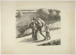 serseriler by Camille Pissarro
