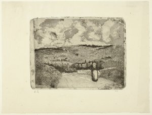 Yoldaki Kadın by Camille Pissarro