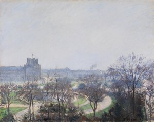 Tuileries Bahçeleri by Camille Pissarro