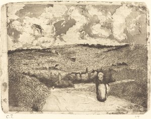 Yoldaki Kadın Yoldaki Kadın, 1879. by Camille Pissarro