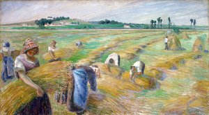 ""hasat"" Resim Camille Pissarro (1830-1903) Soluk 70,3x126 cm 1882 Ulusal Batı Sanatı Müzesi, Tokyo by Camille Pissarro