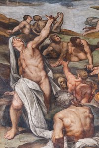 Son Yargı, detay (fresk) by Camillo Procaccini