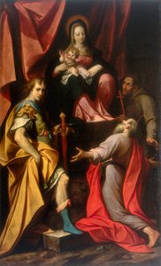 Çocuklu Madonna ve Azizler Vitale ve Jerome, Camillo Procaccini