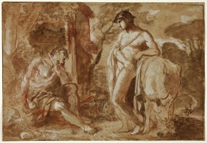 Merkür ve Argus by Camillo Procaccini