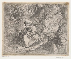 Mısır'a Uçuşta Dinlenme by Camillo Procaccini