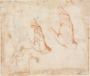 Ellerin Çalışması (verso) by Camillo Procaccini