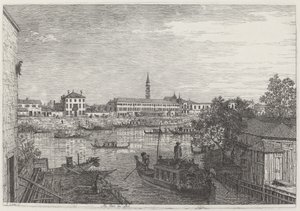 Ale Porte del Dolo, c. 17351746. by Canaletto