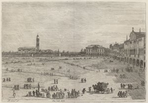 Pra della Valle by Canaletto