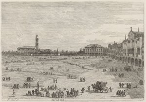 Pra della Valle by Canaletto