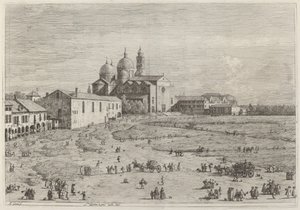 S. Giustina in pra della Vale, c. 17351746. by Canaletto