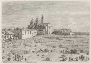 S. Giustina in pra della Vale, c. 17351746. by Canaletto