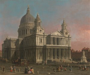 St Paul Katedrali by Canaletto