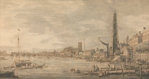 York Su Kapısı Yakınlarından Westminster Şehri by Canaletto