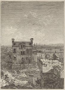 Peristilli Ev by Canaletto