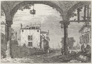 Fenerli Portiko, c. 17351746. by Canaletto
