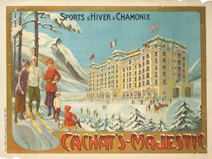 "Cachat"s Majestic" otelinin ve Chamonix