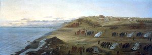 Uruguaiana'daki Arjantin Kampı, Rio Grande, Brezilya by Candido Lopez