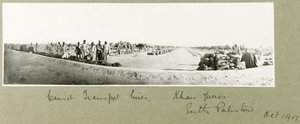 Deve Taşıma Hatları, Han Yunus, Ekim 1917 by Capt. Arthur Rhodes