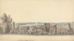 Ipswich, Suffolk'un görünümü by Capt. Francis Grose
