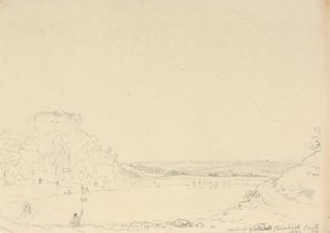 Okçuluk Sahası, Carisbrooke, Wight Adası by Capt. Thomas Hastings