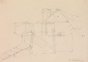 Fishhouse, Isle of Wight'ta çalışıyor by Capt. Thomas Hastings