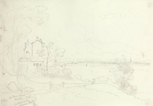 Newnham'da Severn Doğusuna Bakarken, Mart 1848 by Capt. Thomas Hastings