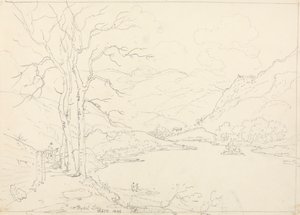 Rydal Gölü'nde, 8 Şubat 1836 by Capt. Thomas Hastings