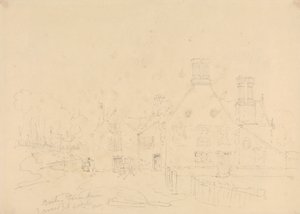 Barton Çiftlik Evi, East Cowes, Wight Adası, Mayıs 1833 by Capt. Thomas Hastings