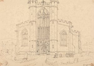 Aziz Bartholomew Kilisesi, Crewkerne by Capt. Thomas Hastings
